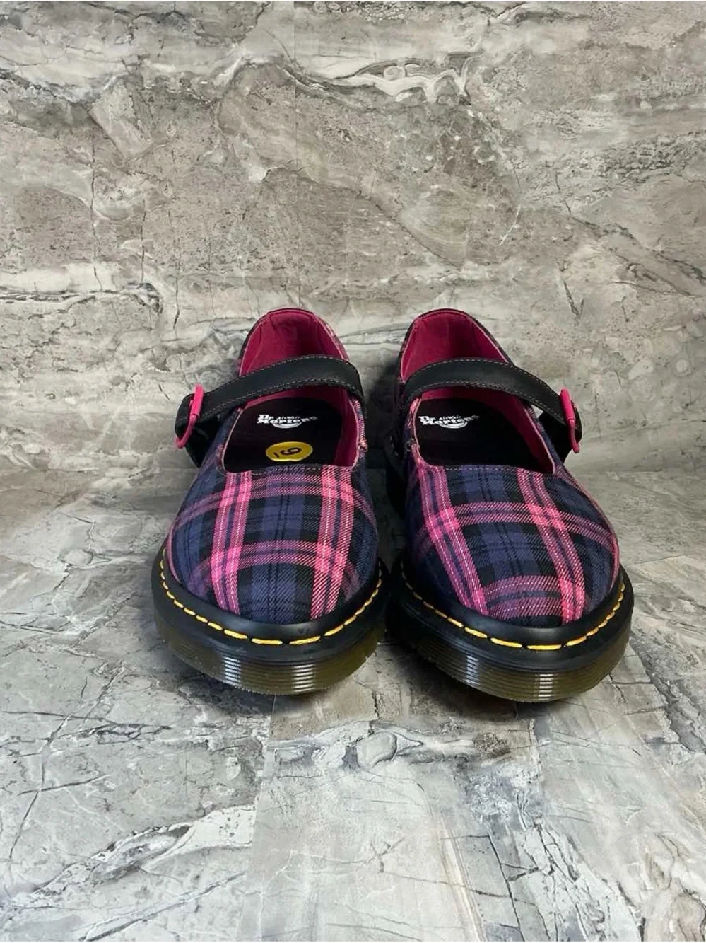 Dr. Martens ELPHIE MARY JANE TARTAN SHOES